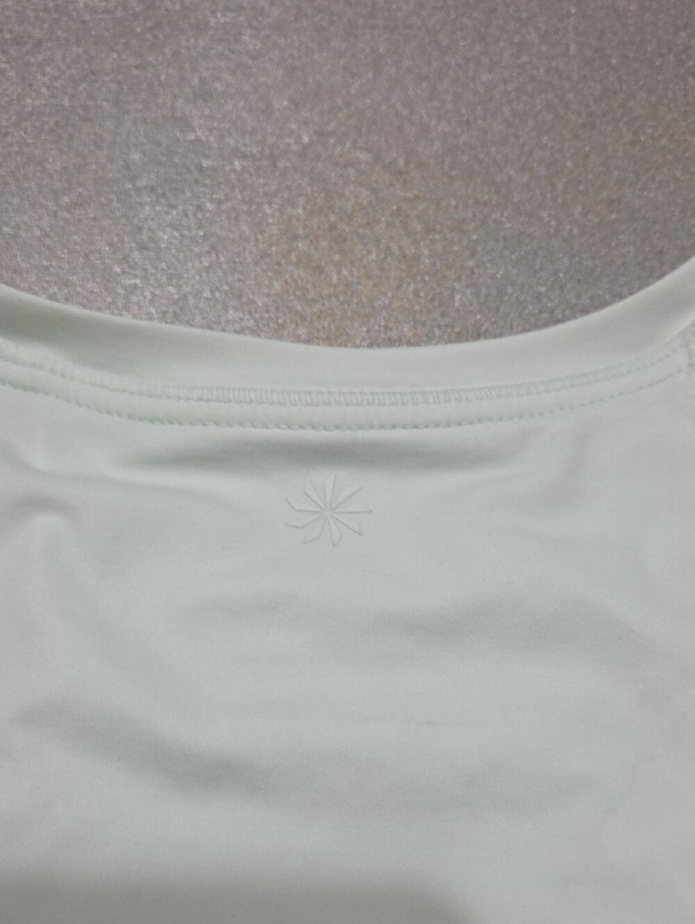 Athleta Pale Mint Double-Layer Crossover Back Tank - Picture 7 of 8